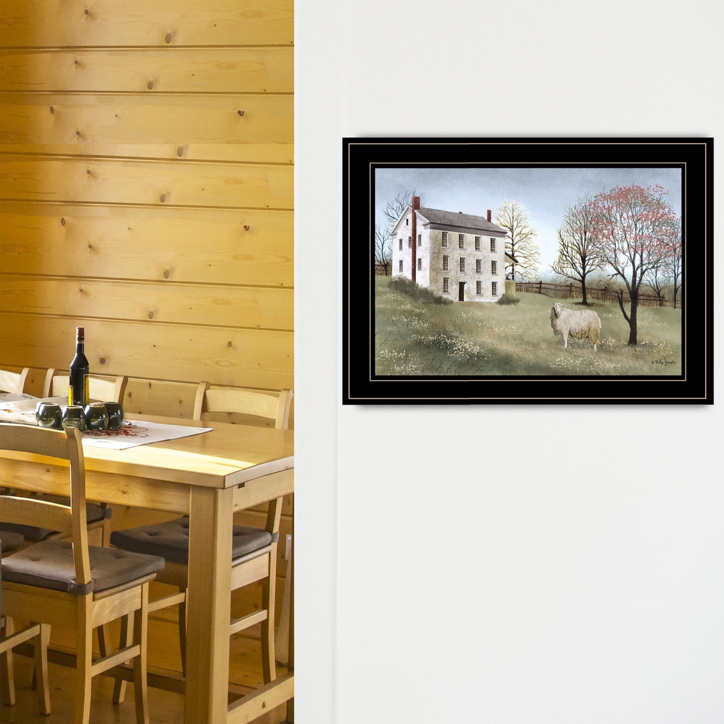 Trendy Framed Wall Art Multicolor Paper Spring Decor