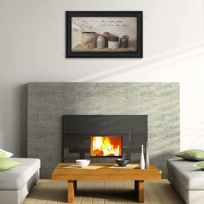 Modern Framed Wall Art - "He is the Potter" Paper Print, Living Room Decor