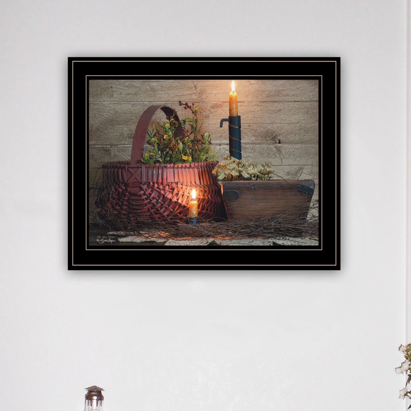 Trendy Framed Wall Art - Multicolor Paper Print for Living Room & Bedroom
