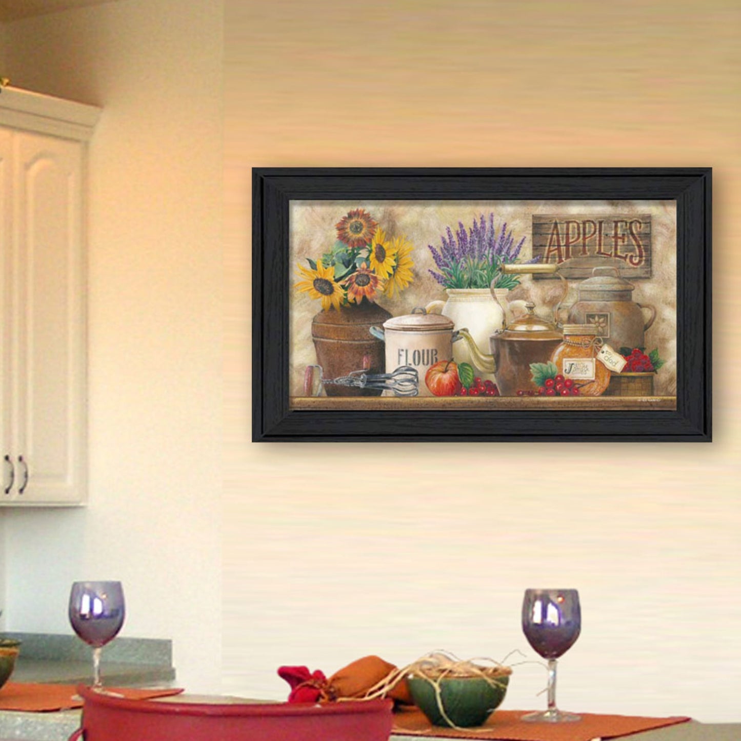 Multicolor MDF Framed Wall Art - Living Room Bedroom Decor
