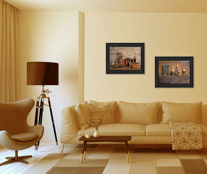 Trendy Framed Wall Art Multicolor MDF - Living Room Decor
