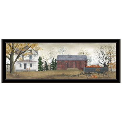 Trendy Decor 4U "Pumpkins for Sale" Framed Wall Art, Modern Home Decor Framed Print for Living Room, Bedroom & Farmhouse Wall Decoration by Billy Jacobs
