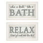 Trendy Decor 4U "Bath Relax" Framed Wall Art, Modern Home Decor Framed Print for Living Room, Bedroom & Farmhouse Wall Decoration by Susie Boyer