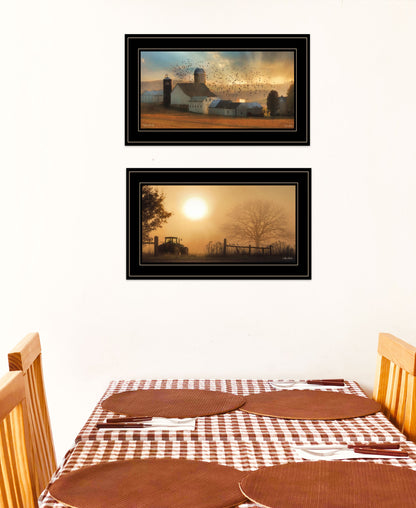 Trendy Framed Wall Art Multicolor Paper Decor