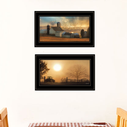 Trendy Framed Wall Art Multicolor Paper Decor