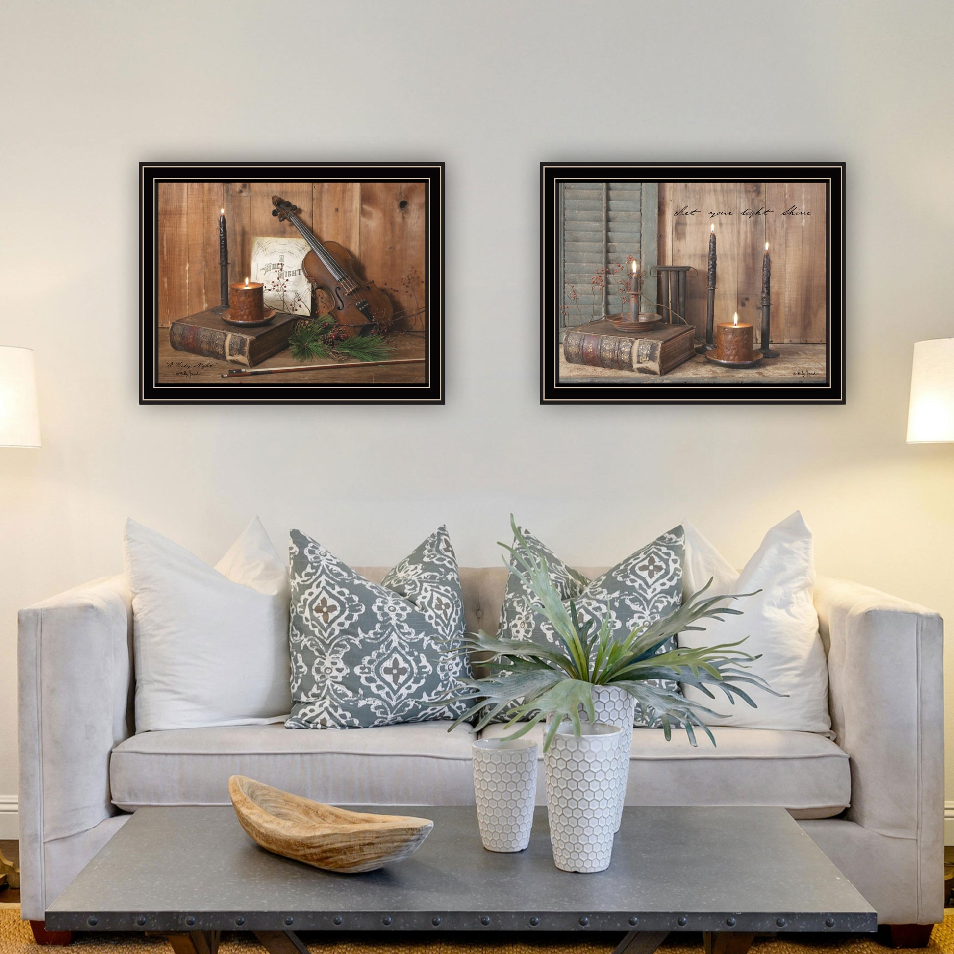 Multi-Colored Wood & Paper Wall Art - Bedroom Decor Print