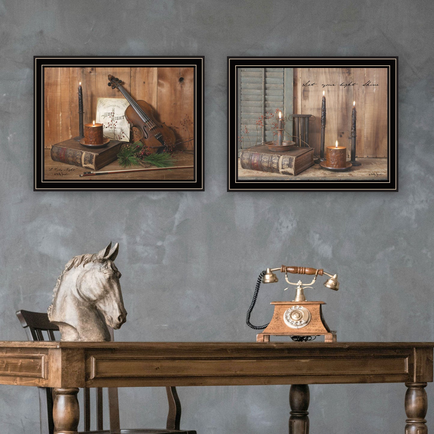 Multi-Colored Wood & Paper Wall Art - Bedroom Decor Print