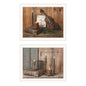 Trendy Decor 4U 2- Piece Vignette Candlelight O Holy Night White Framed Wall Art for Living Room, Bedroom Wall Art Print for Home Decor by Billy Jacobs
