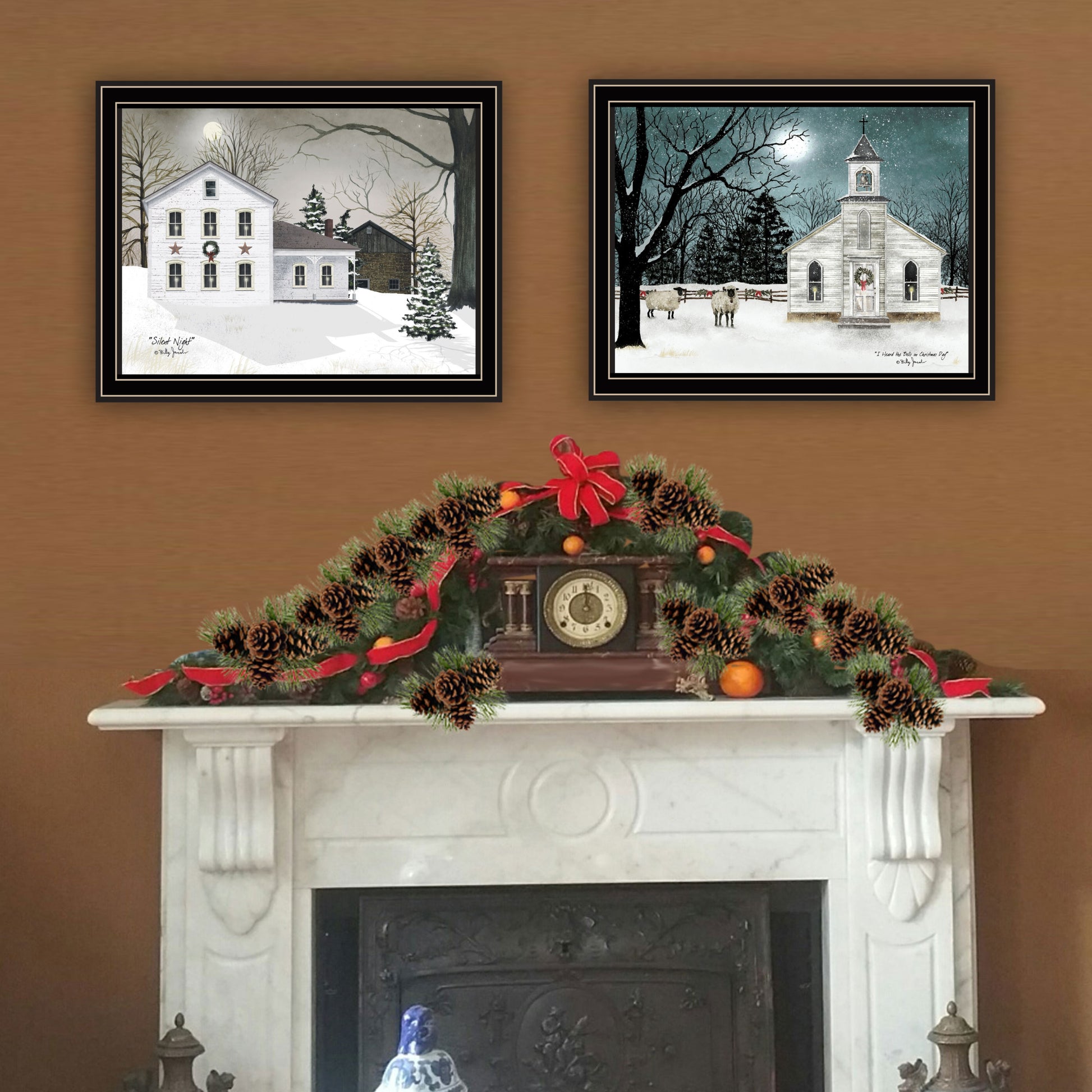 Trendy Framed Wall Art - Multi-Color Vignette Decor for Living Room & Bedroom