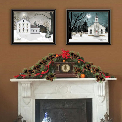 Trendy Framed Wall Art - Multi-Color Vignette Decor for Living Room & Bedroom