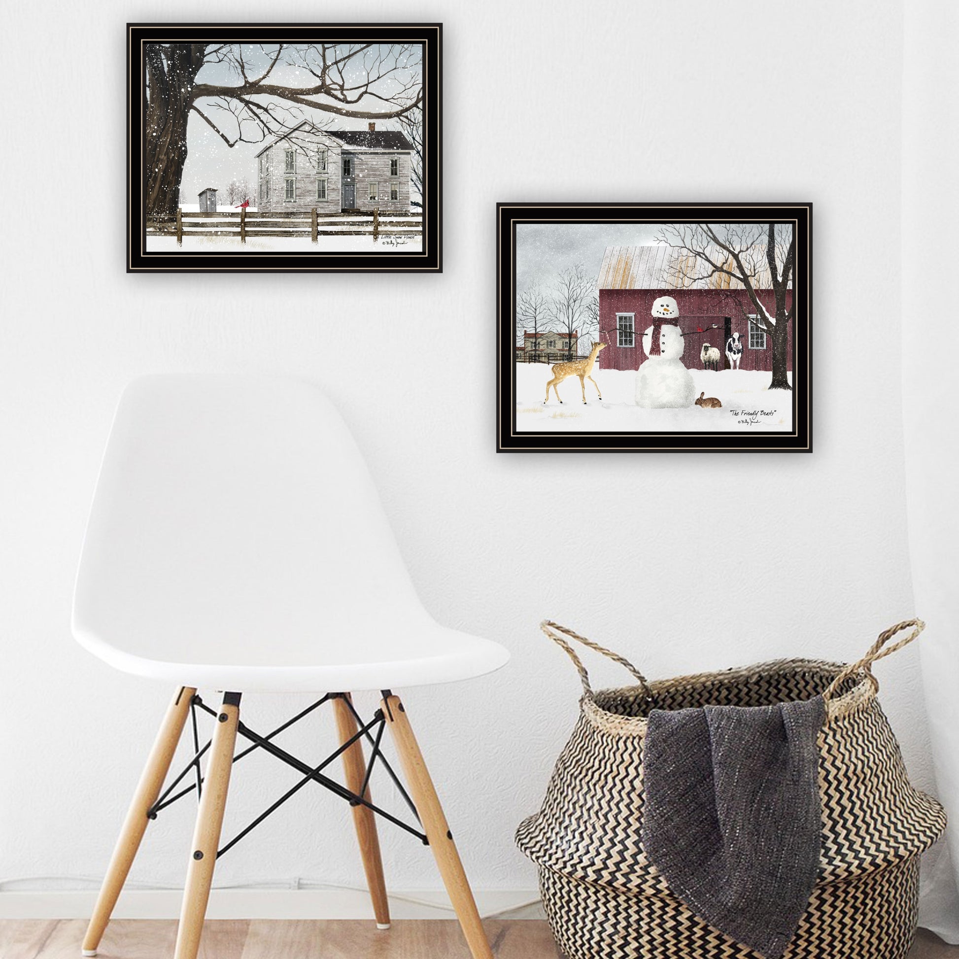 Multi-Colored Wood Paper Wall Art - 18x14 Framed Prints