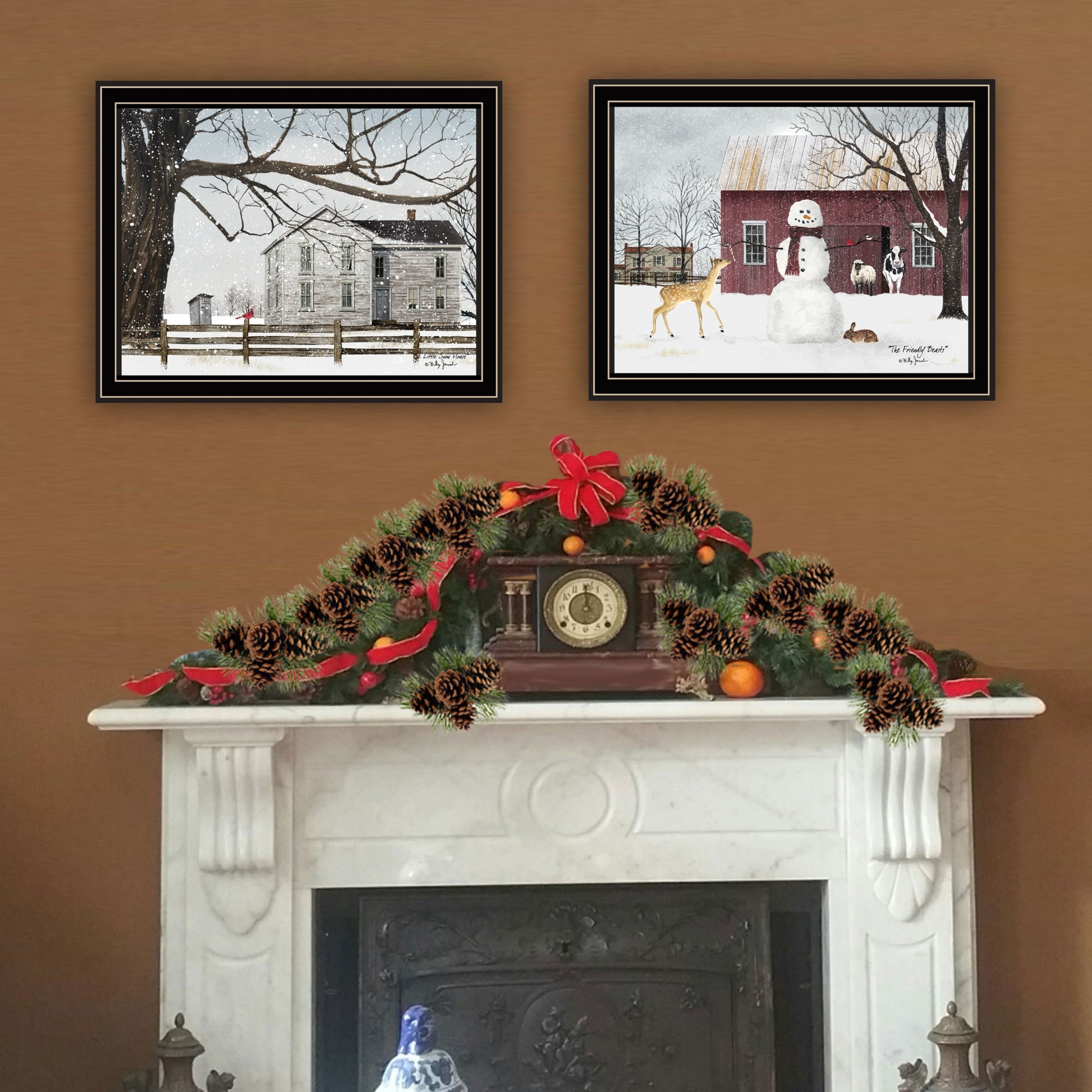 Multi-Colored Wood Paper Wall Art - 18x14 Framed Prints