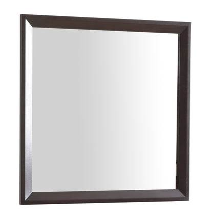 Espresso Particle Board Vanity Mirror 36" x 2"