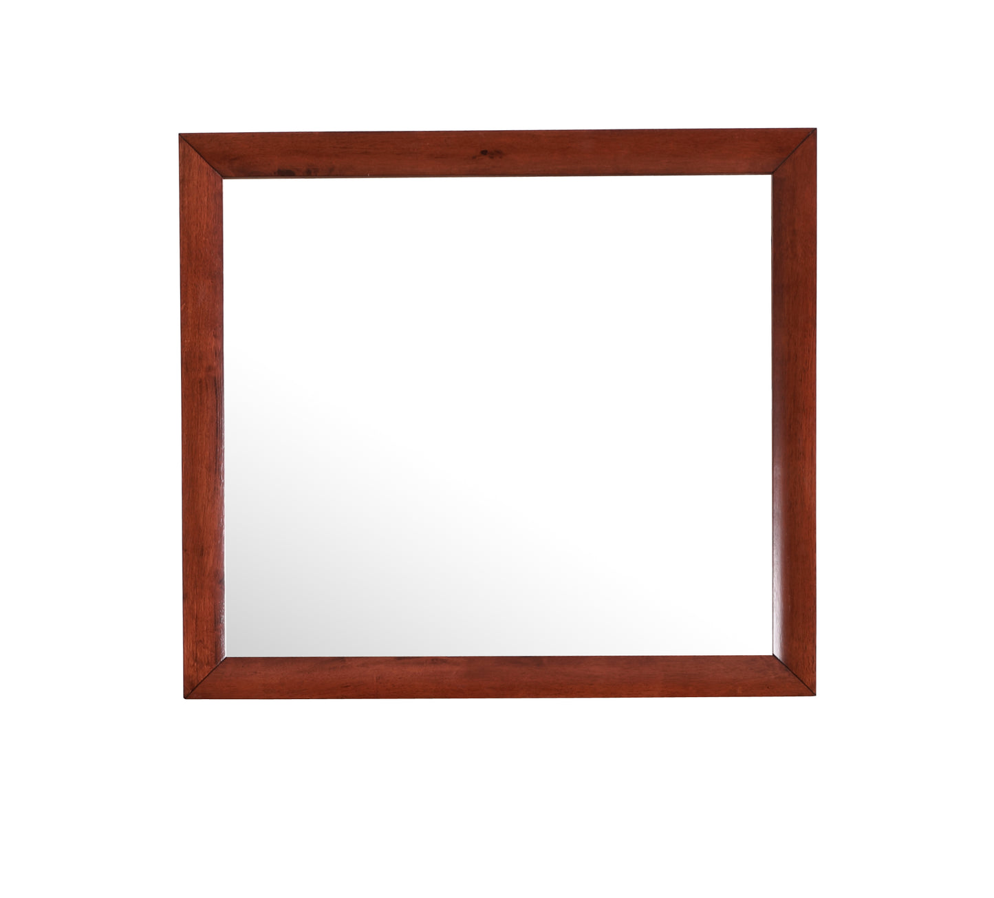 Cherry Finish Vanity Mirror - 35" x 1"