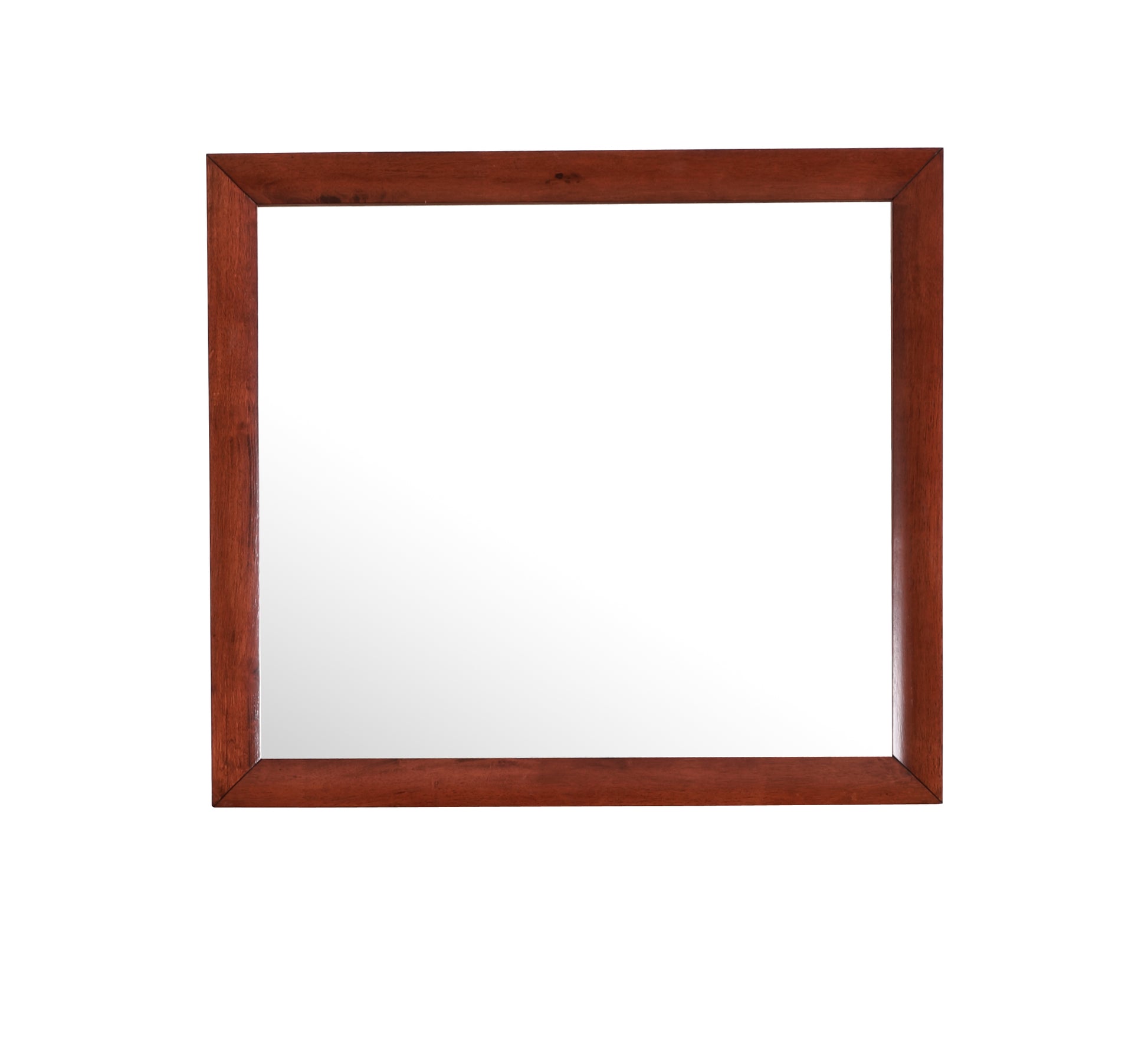Cherry Finish Vanity Mirror - 35" x 1"