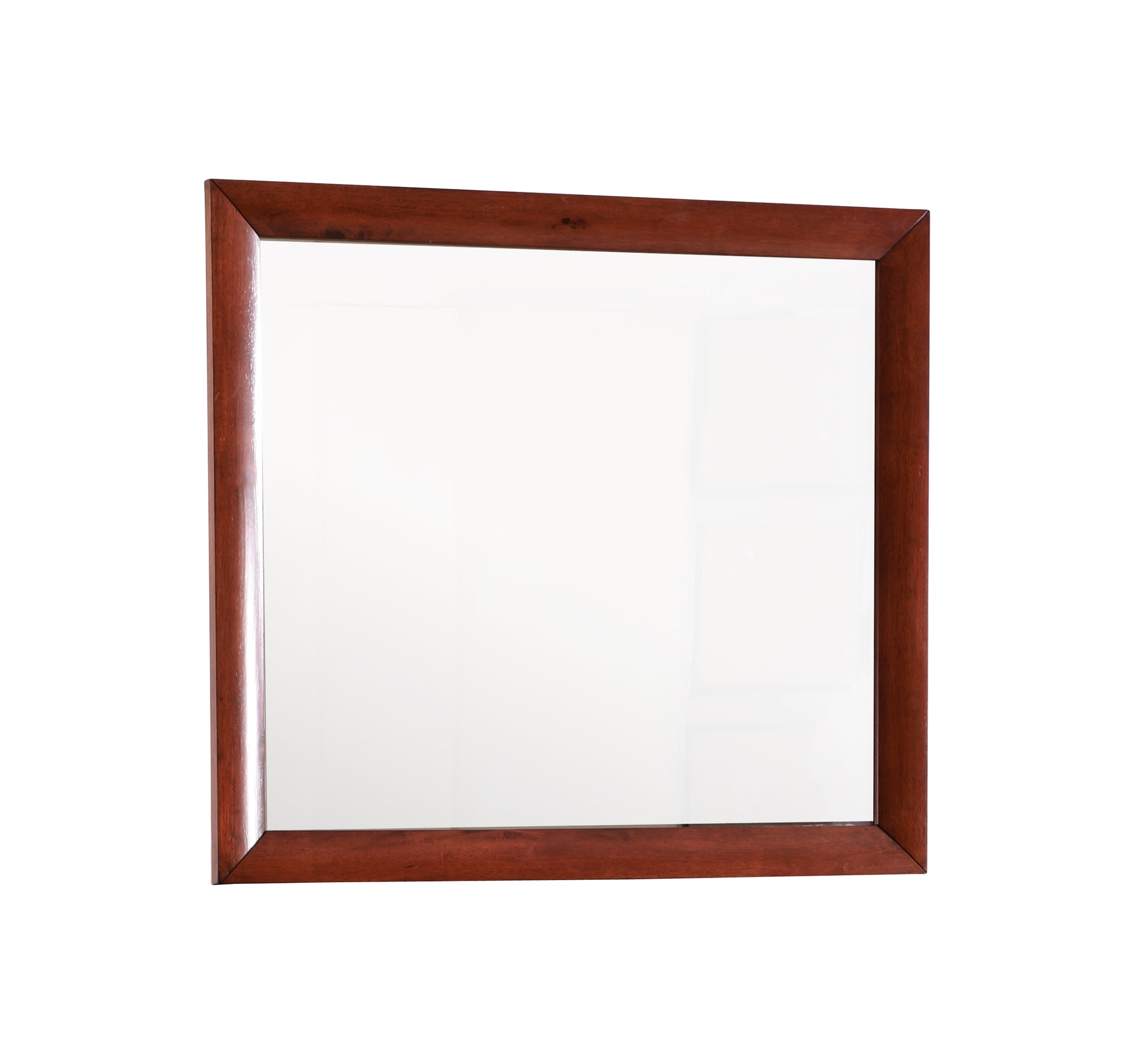 Cherry Finish Vanity Mirror - 35" x 1"