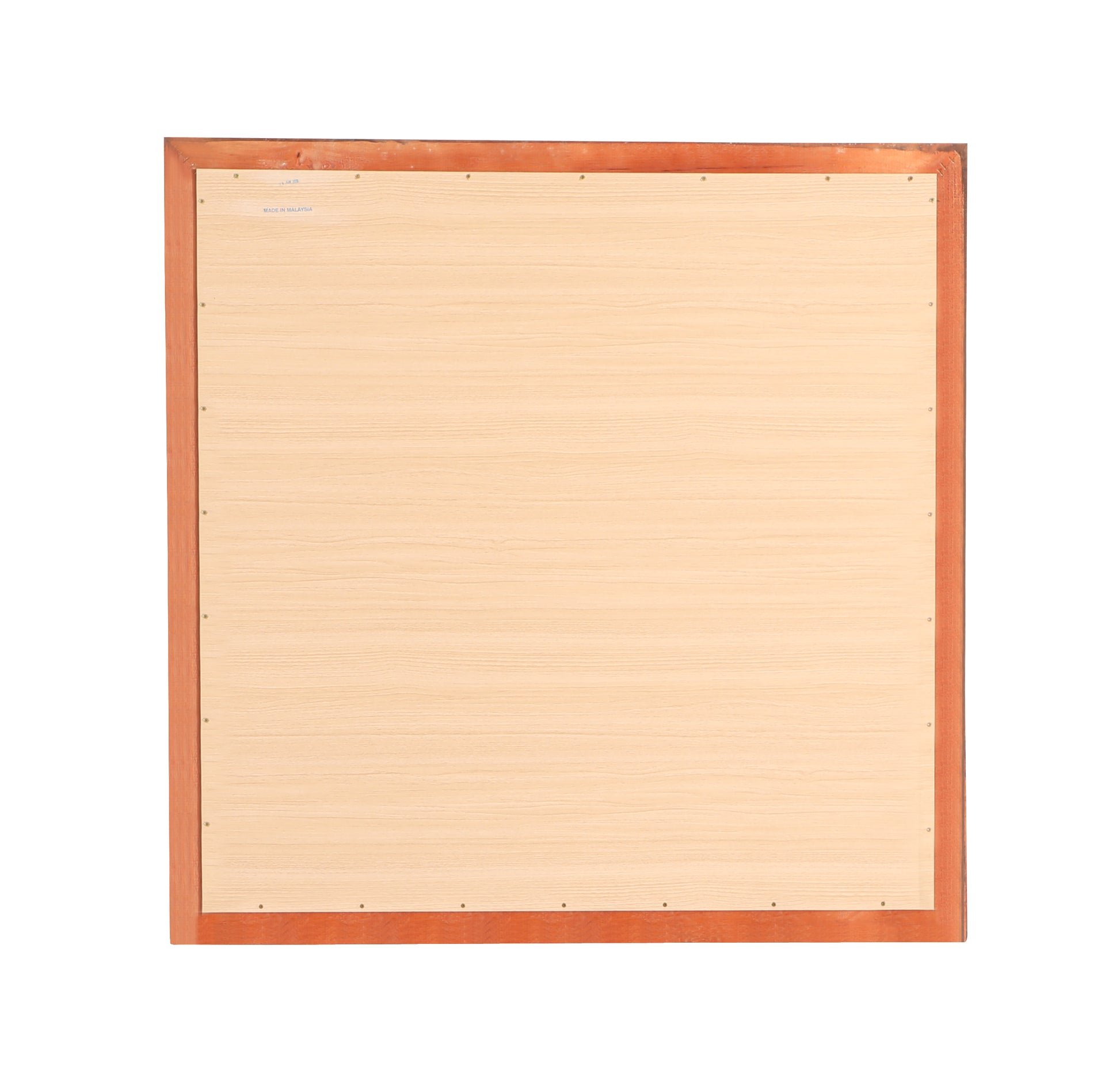 Cherry Wood Vanity Mirror - 41" Wide Storage Mirror