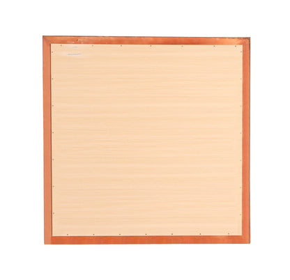 Cherry Wood Vanity Mirror - 41" Wide Storage Mirror