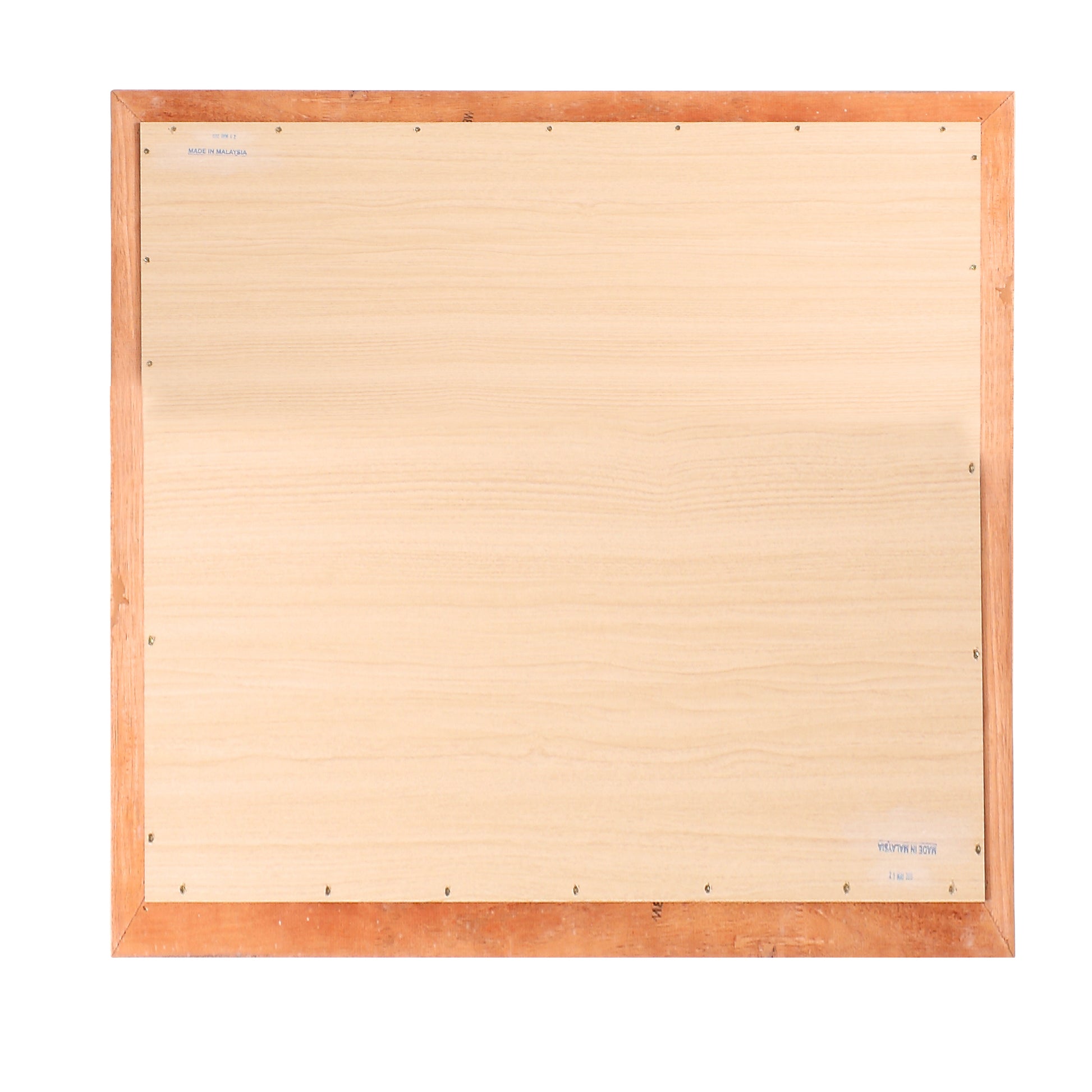 Oak Vanity Mirror - 38" x 38" Storage Mirror