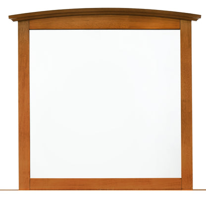 37" Oak Vanity Mirror with Particle Board Frame