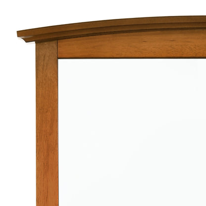 37" Oak Vanity Mirror with Particle Board Frame