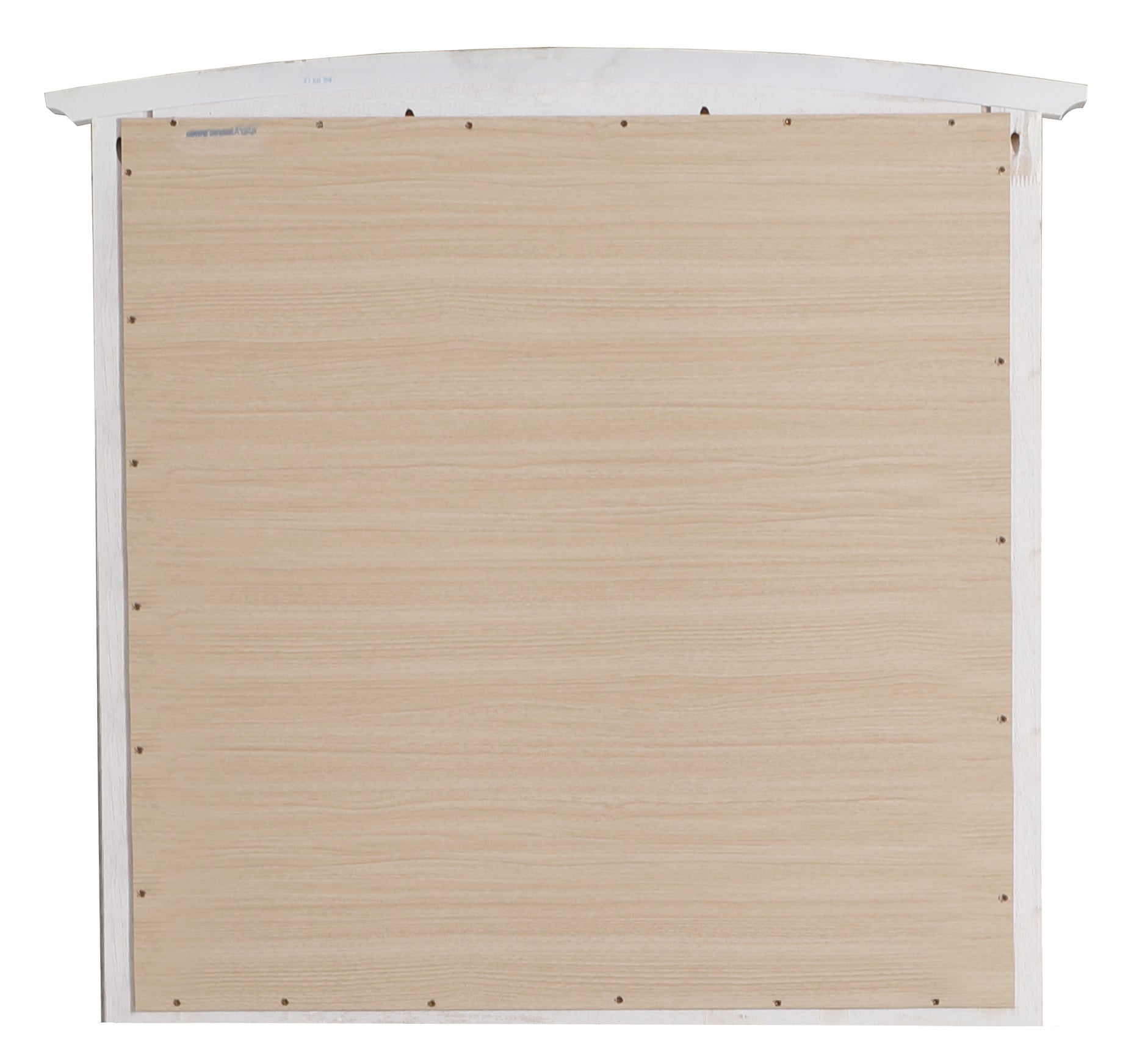 White Farmhouse Vanity Mirror - 37" x 2" Particle Board