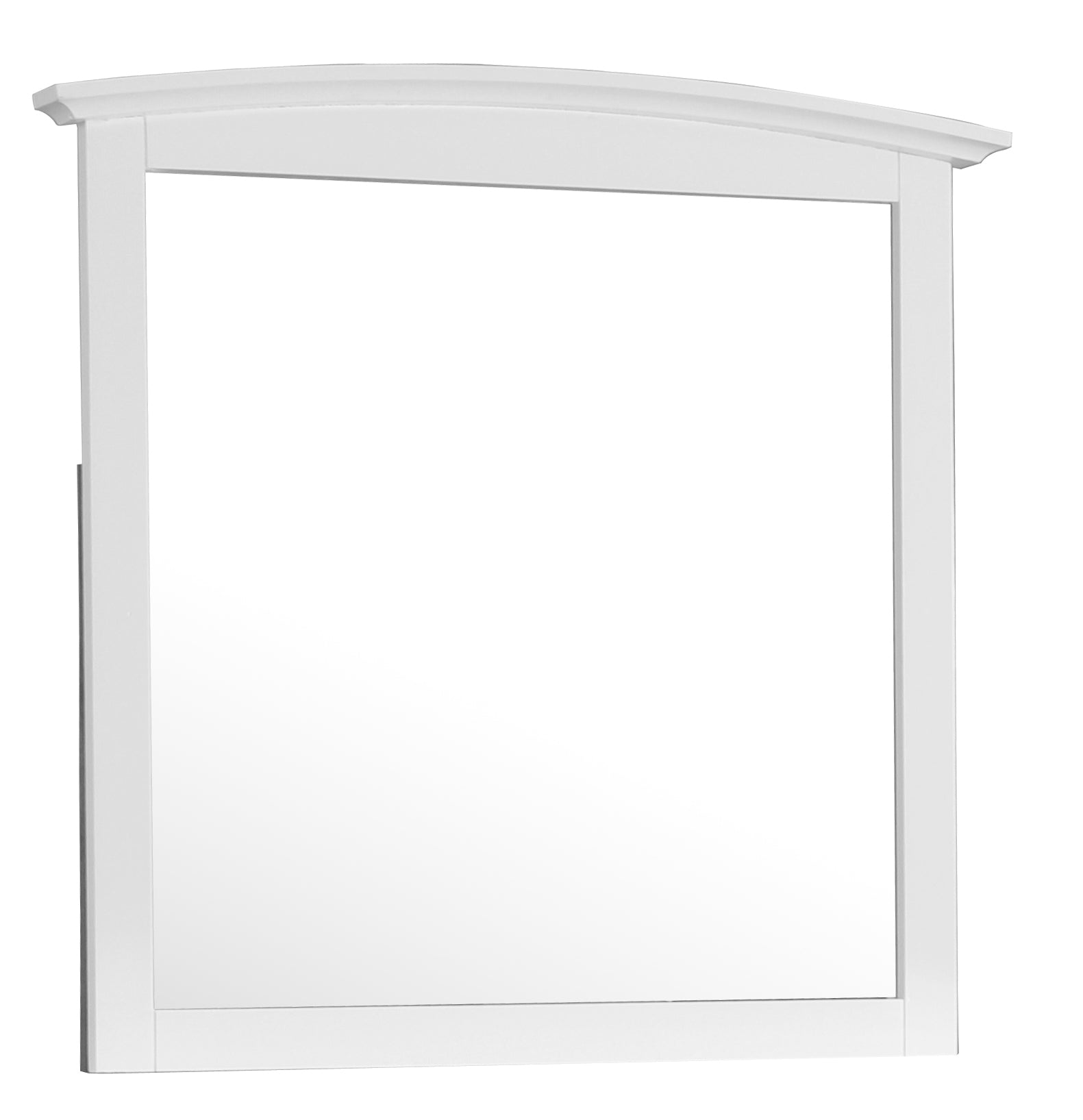 White Farmhouse Vanity Mirror - 37" x 2" Particle Board