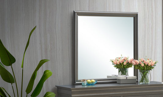 Lorana G6502-M Mirror , Metalic Black
