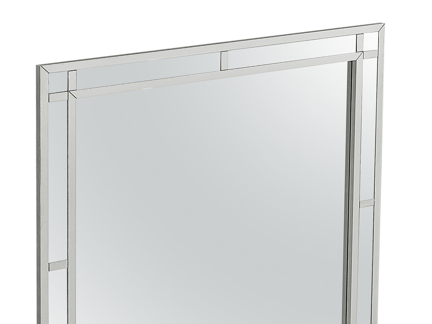 Champagne Finish Vanity Mirror with LED Lights - 38" x 3"