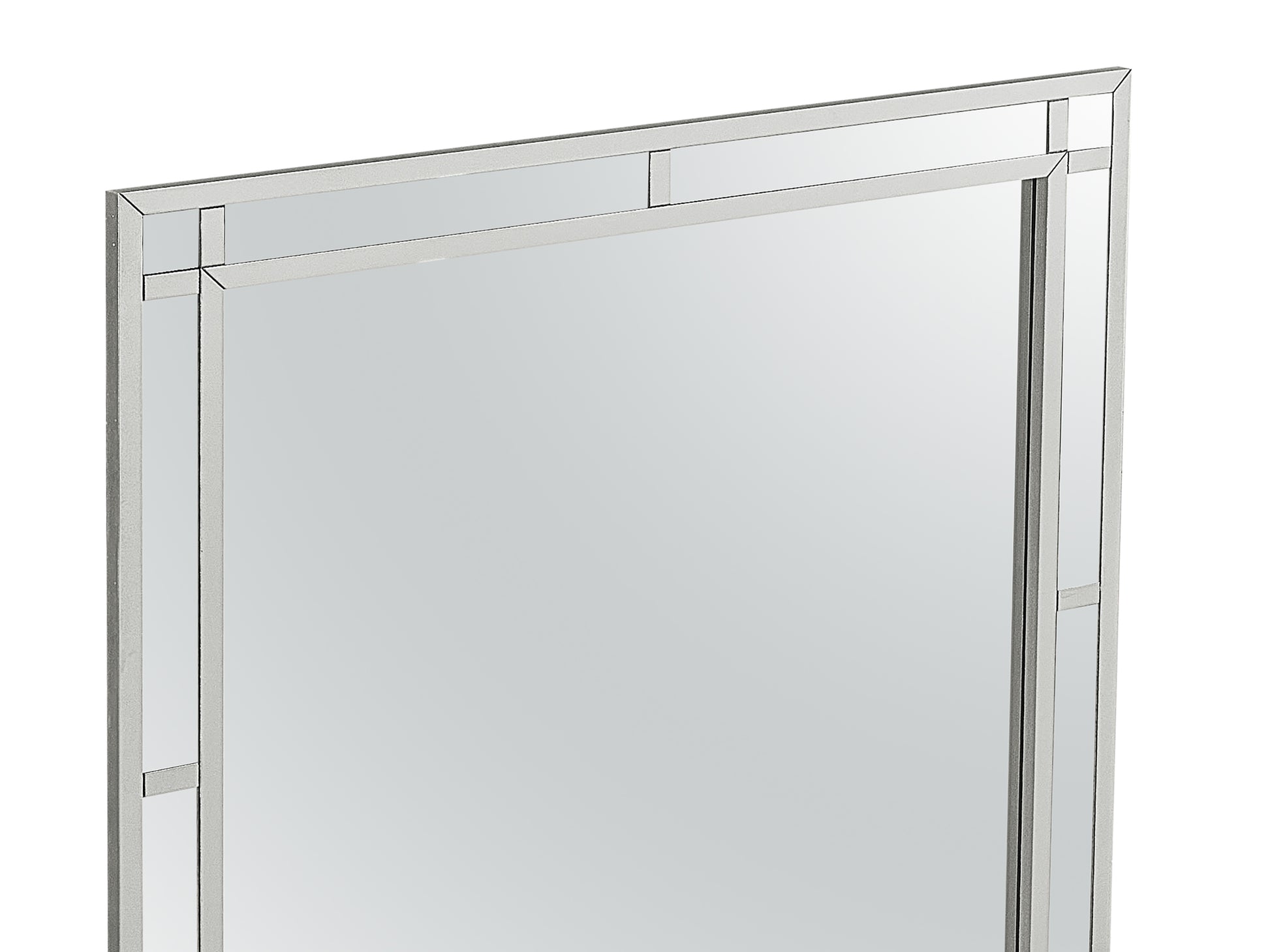 Champagne Finish Vanity Mirror with LED Lights - 38" x 3"