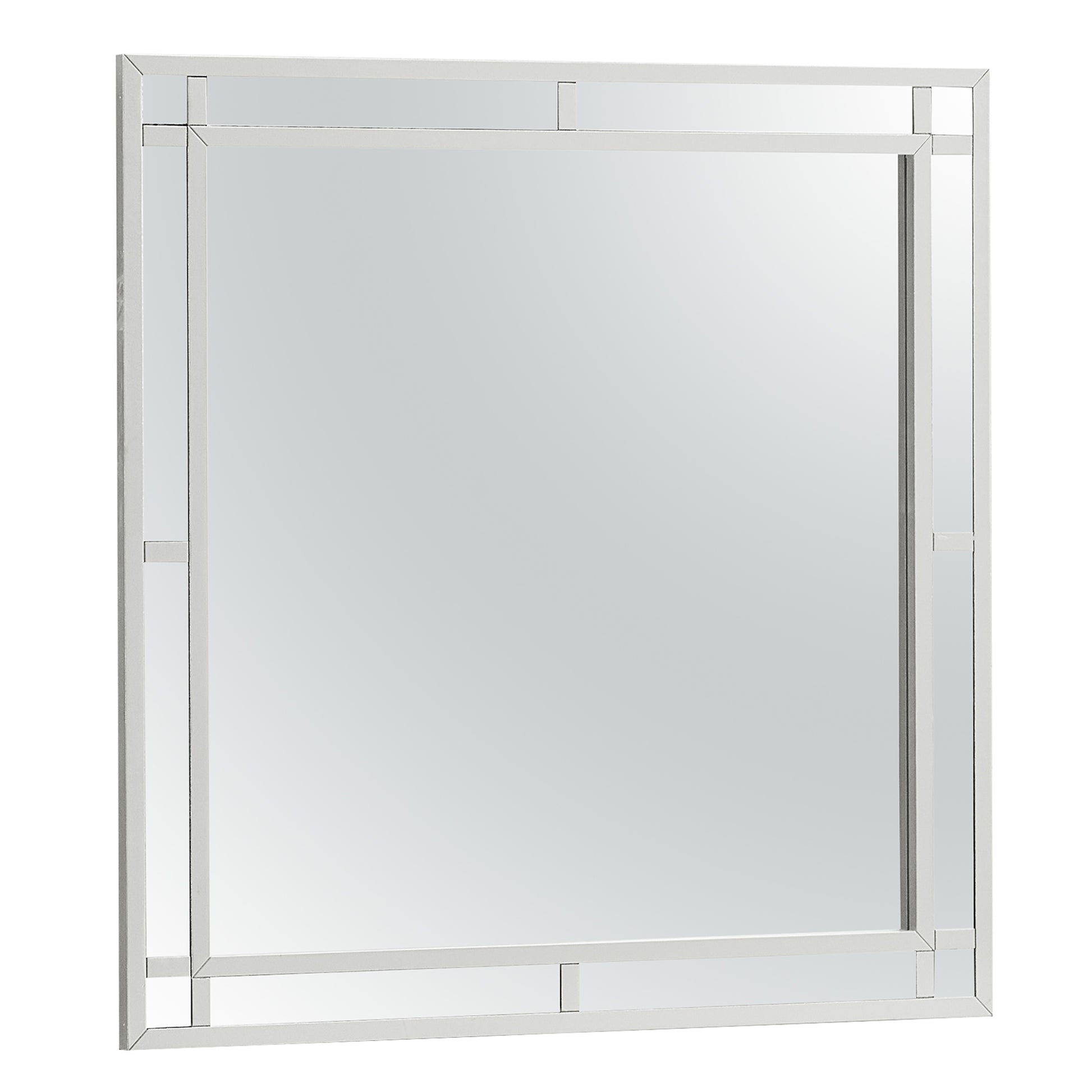 Champagne Finish Vanity Mirror with LED Lights - 38" x 3"
