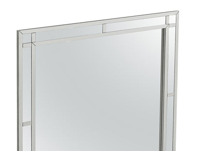 Champagne Finish Vanity Mirror with LED Lights - 38" x 3"