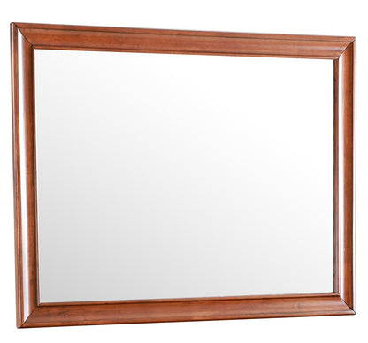 Oak Vanity Mirror with Dresser - 33" x 45"