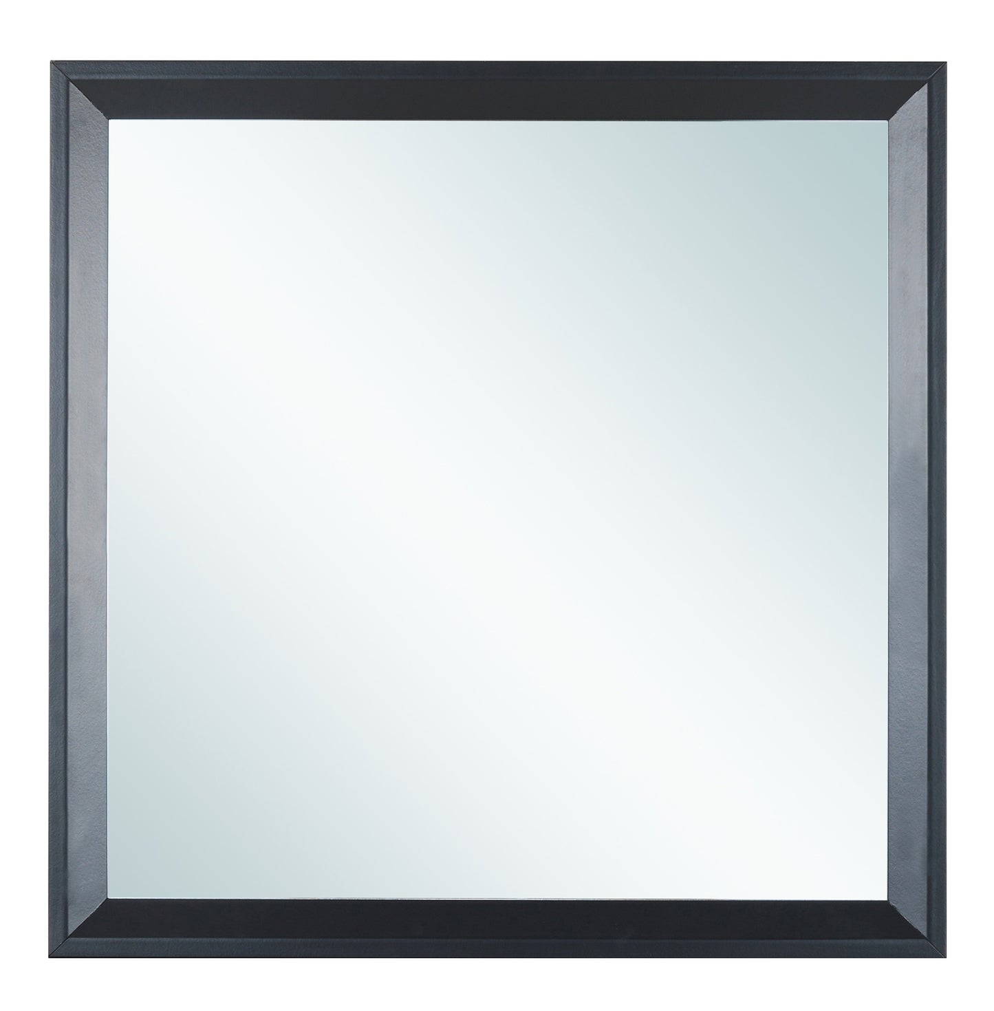 Black Vanity Mirror - 36" Wide Storage Mirror