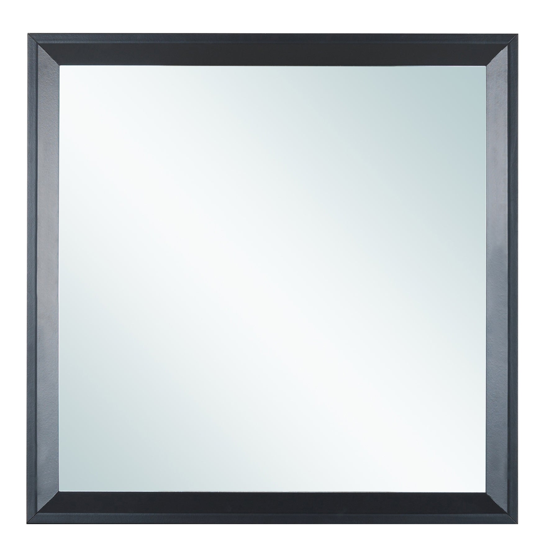 Black Vanity Mirror - 36" Wide Storage Mirror