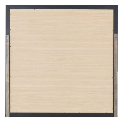 Black Vanity Mirror - 36" Wide Storage Mirror