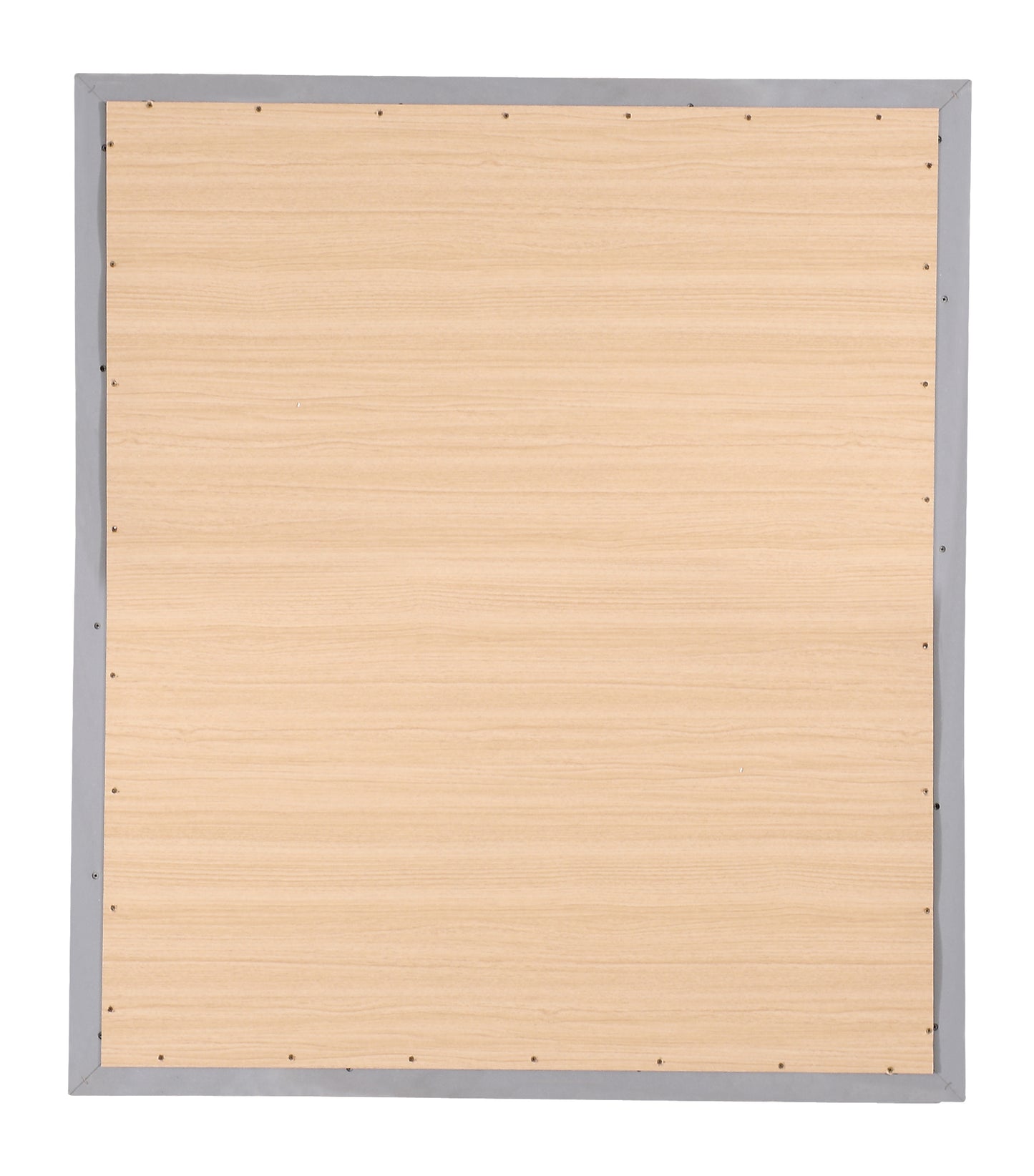 Champagne Particle Board Vanity Mirror with Wood Veneer for Dressers