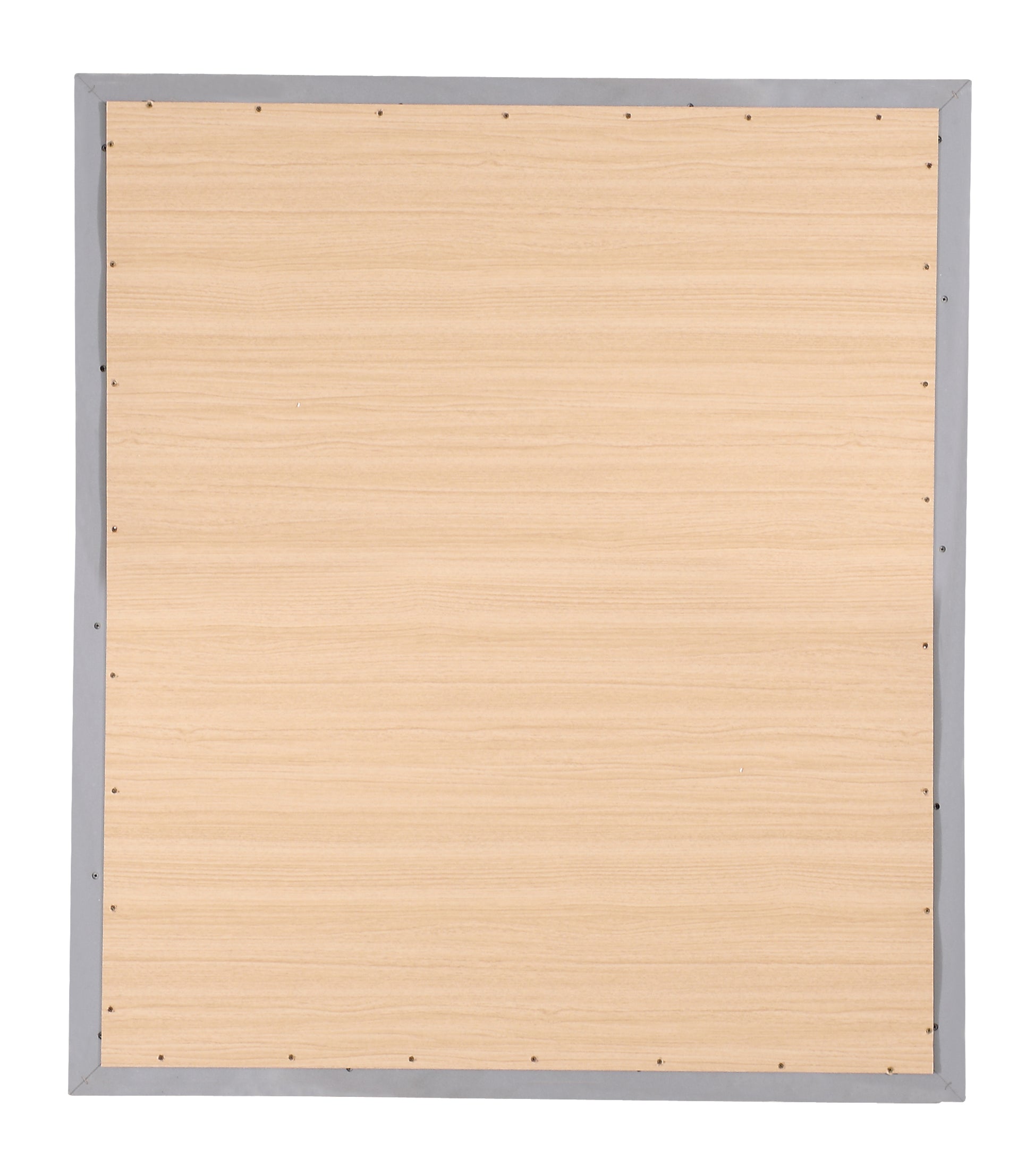 Champagne Particle Board Vanity Mirror with Wood Veneer for Dressers
