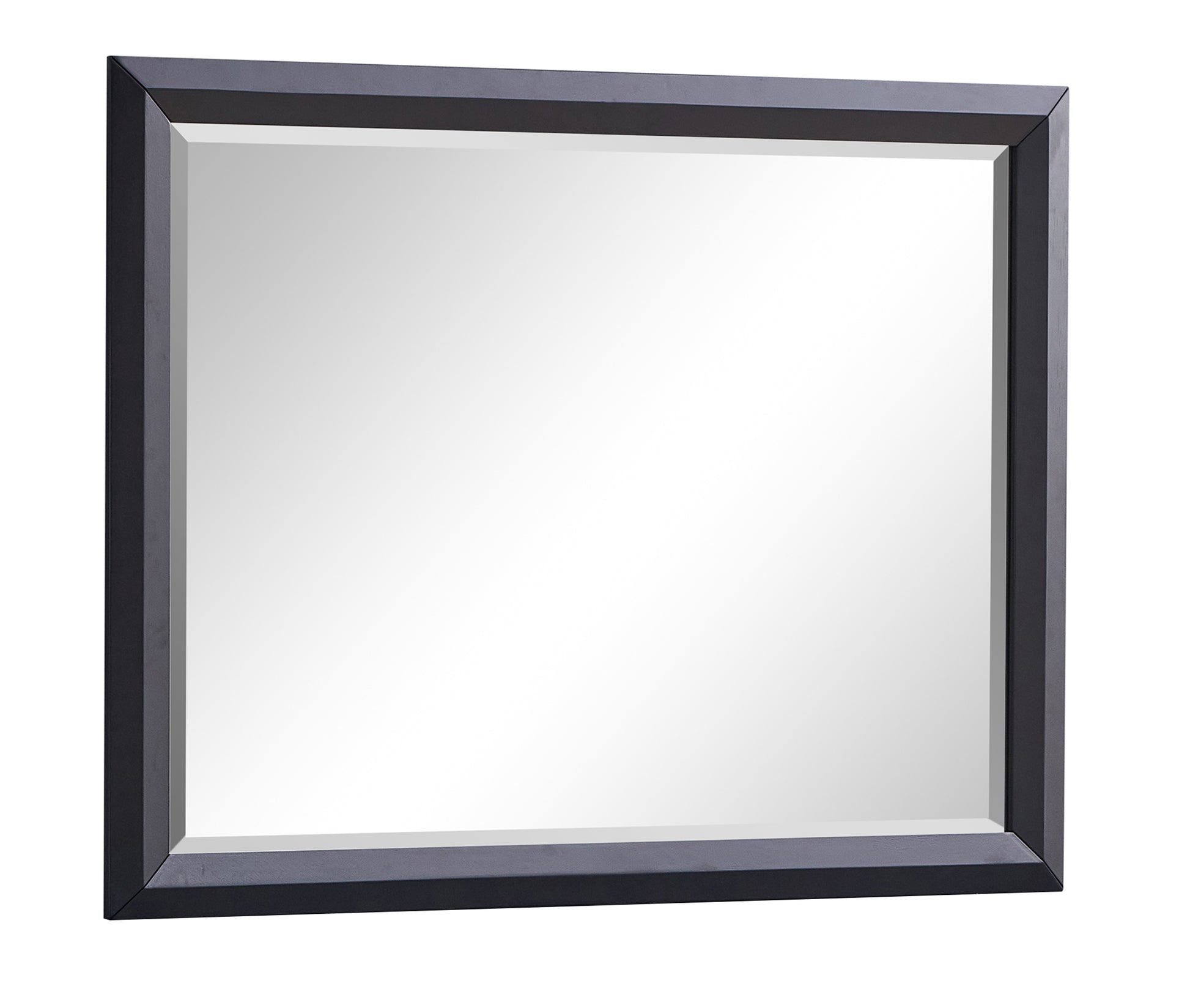 Black Mirror Vanity Mirror with Wood Frame - 46"H x 36"W