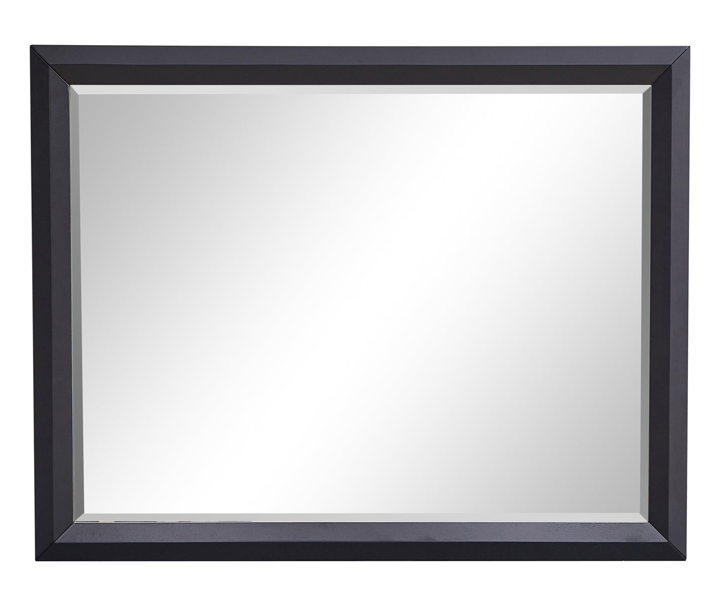 Black Mirror Vanity Mirror with Wood Frame - 46"H x 36"W