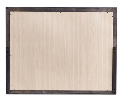 Black Mirror Vanity Mirror with Wood Frame - 46"H x 36"W