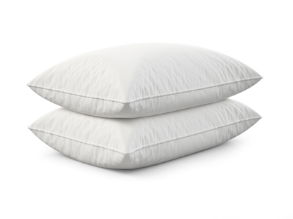 White Microfiber Twin Bed Pillows - 2 Pack