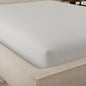 Snow Soft Circular Poly Knit with HEIQ Cooling Water Resistant Mattress Protector Full