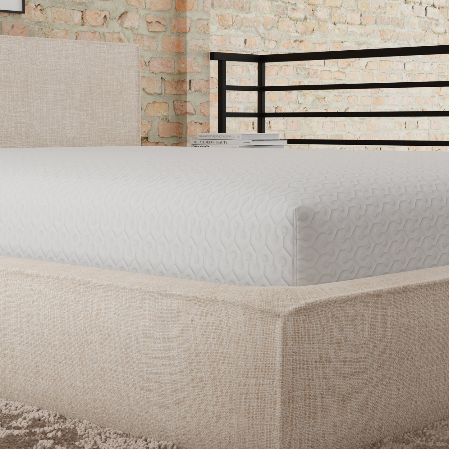 Snow Soft Circular Poly Knit with HEIQ Cooling Water Resistant Mattress Protector Cal King