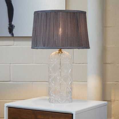 High Quality Hotel European Modern Bed Side nightstand Decorative Led Table/desk Lamp Luxora Table Lamp Gold - Clear and Grey  110-120V