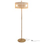 Classic Modern Floor Lamp, Upward Lighting Design for Living Room Ambience, Bedroom & Office Space Lirian Floor Lamp - Oak and Natural 110-120V