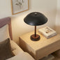High Quality Hotel European Modern Bed Side nightstand Decorative Led Table/desk Lamp, Cosmiclume Black Umbrella Shaped Table Lamp - Walnut - Bronze 110V