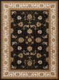 Manchester GC_HER5001 Black 5 ft. 3 in. x 7 ft. 3 in. Area Rug