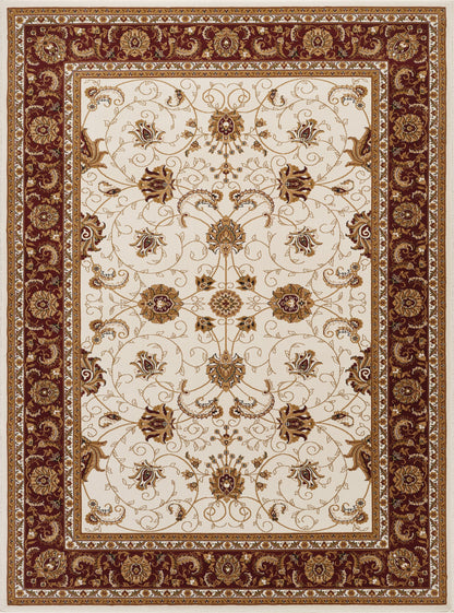 Manchester GC_HER5002 Ivory 5 ft. 3 in. x 7 ft. 3 in. Area Rug