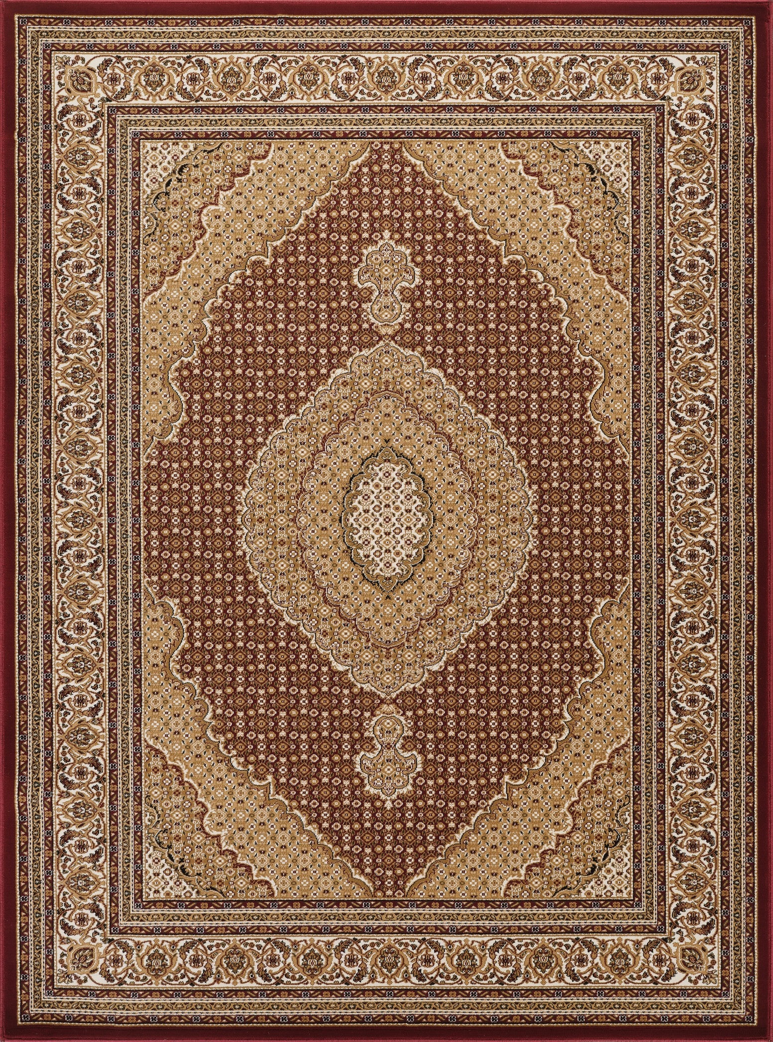 Manchester GC_HER5004 Red 5 ft. 3 in. x 7 ft. 3 in. Area Rug